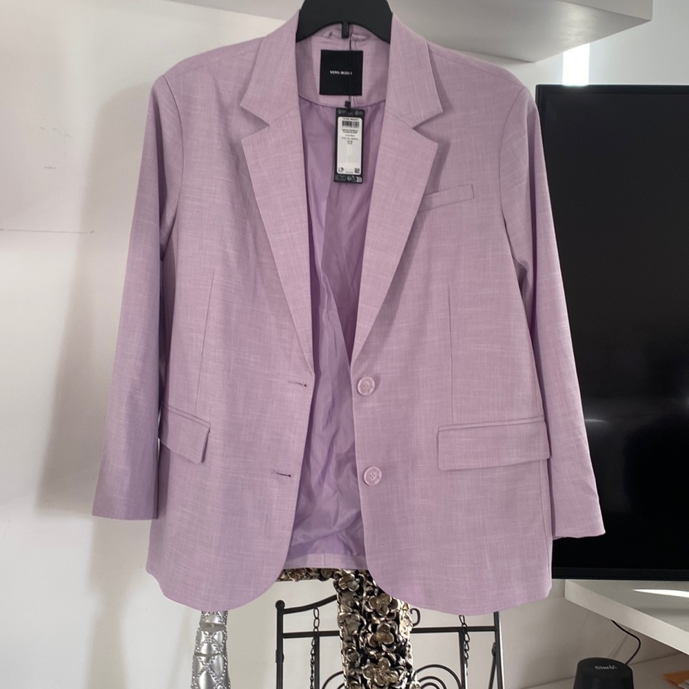 Vero Moda Classic Blazer Orchid Bloom - Picture 1 of 9
